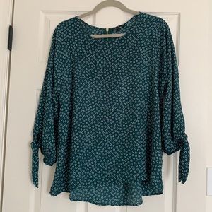 Papermoon Larie tie sleeve blouse